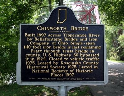 Chinworth Bridge Marker image. Click for full size.