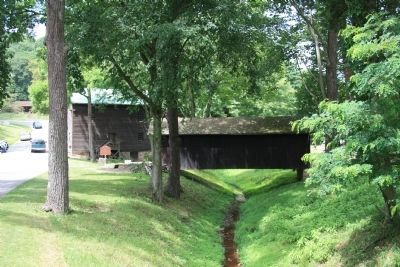 Thomas J. Malone Bridge / Gaston's Mill Marker image. Click for full size.