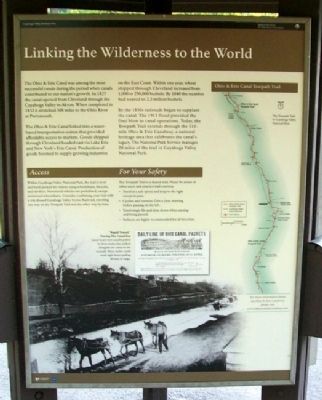 Linking the Wilderness to the World Marker. Click for full size. Linking the Wilderness to the World Marker image. Click for full size.