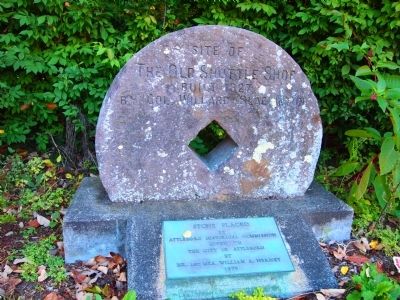 The Old Shuttle Shop Marker. Click for full size. The Old Shuttle Shop Marker image. Click for full size.