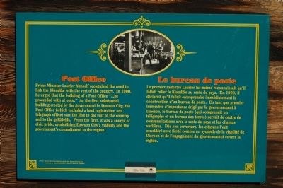 Post Office/Le bureau de poste Marker image. Click for full size.