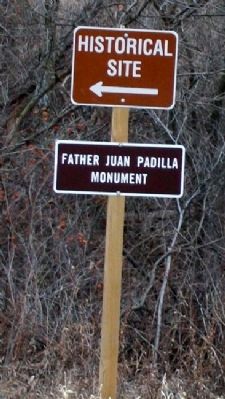 Padilla Monument Sign image. Click for full size.