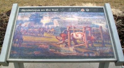 Rendezvous on the Trail Marker. Click for full size. Rendezvous on the Trail Marker image. Click for full size.