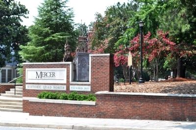 Mercer University Marker image. Click for full size.