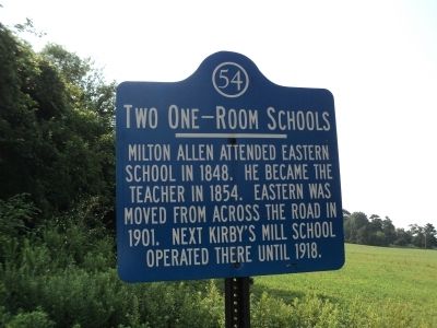 Two One-Room Schools Marker image. Click for full size.