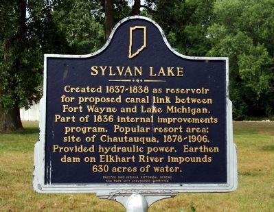 Sylvan Lake Marker image. Click for more information.