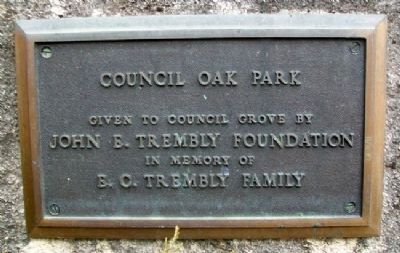 Council Oak Park Marker image. Click for full size.