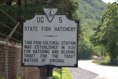 State Fish Hatchery Marker image. Click for full size.