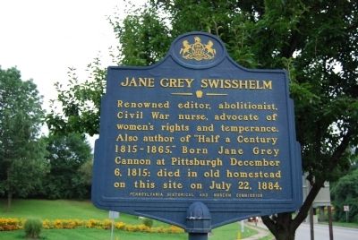 Jane Grey Swisshelm Marker image. Click for full size.