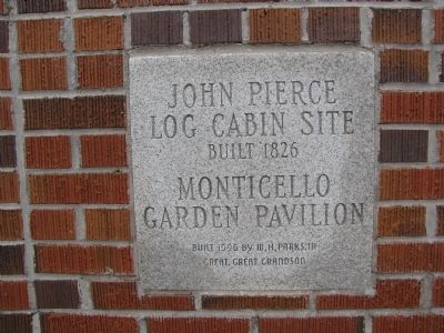 John Pierce Log Cabin Site image. Click for full size.