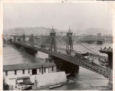The Second Sixth Street Bridge (1859-1892) image. Click for full size.