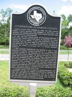 Courthouses of Hardin County Marker image. Click for full size.