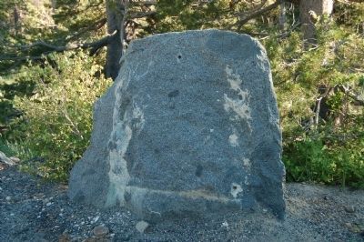 Old Emigrant Road Marker found missing July, 2011 image. Click for full size.