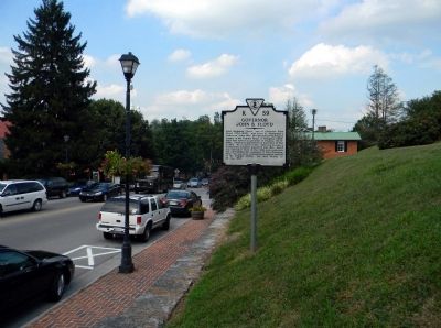 Wide view of the Governor John B. Floyd Marker image. Click for full size.