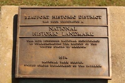 Beaufort Historic District: National Historic Landmark Landmark image. Click for full size.
