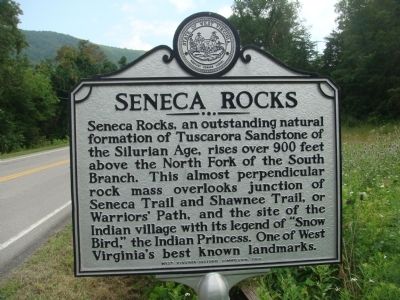 Seneca Rocks Marker image. Click for full size.