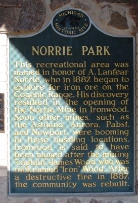 Norrie Park Marker image. Click for full size.