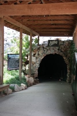 Man-made cave entrance for easy access into the cave. image. Click for full size.