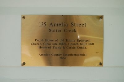 135 Amelia Street Marker. Click for full size. 135 Amelia Street Marker image. Click for full size.