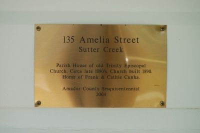 135 Amelia Street Marker image. Click for full size.