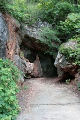 The original cave entrance. image. Click for full size.