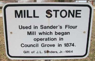 Mill Stone Marker image. Click for full size.