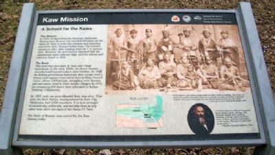 Kaw Mission Marker. Click for full size. Kaw Mission Marker image. Click for full size.