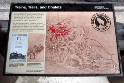 Trains, Trails, and Chalets Marker image. Click for full size.