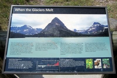 When the Glaciers Melt Marker. Click for full size. When the Glaciers Melt Marker image. Click for full size.