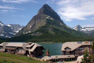Many Glacier Hotel. Click for full size. Many Glacier Hotel image. Click for full size.