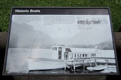 Historic Boats Marker image. Click for full size.