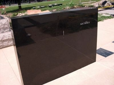 Obverse Up-right 'black Panel' - - Decatur County All Wars Memorial Marker. Click for full size. Obverse Up-right 'black Panel' - - Decatur County All Wars Memorial Marker image. Click for full size.