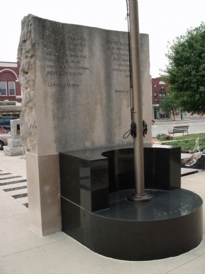 Full View - Obverse Side - - Flag Pole Display. Click for full size. Full View - Obverse Side - - Flag Pole Display image. Click for full size.