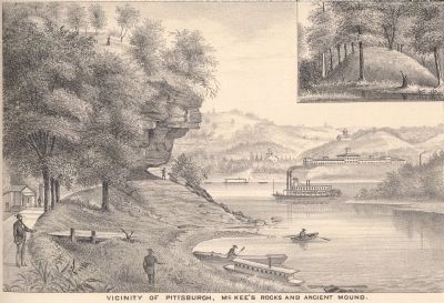 Vicinity of Pittsburgh: McKees Rocks and Ancient Mound image. Click for full size.
