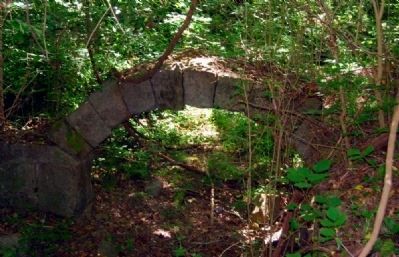 Saluda Factory Ruins<br>Only Stone Archway to Remain from the Factory image. Click for full size.
