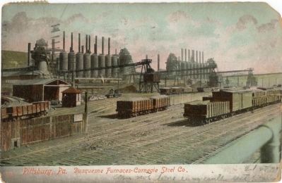 Duquesne Steel Works image. Click for full size.