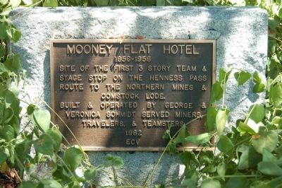 Mooney Flat Hotel Marker image. Click for full size.