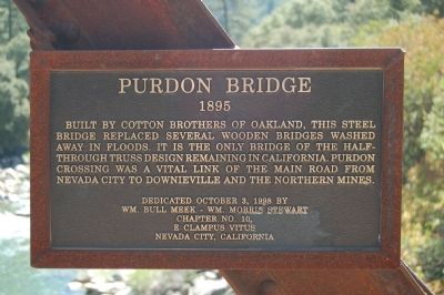 Purdon Bridge Marker image. Click for full size.