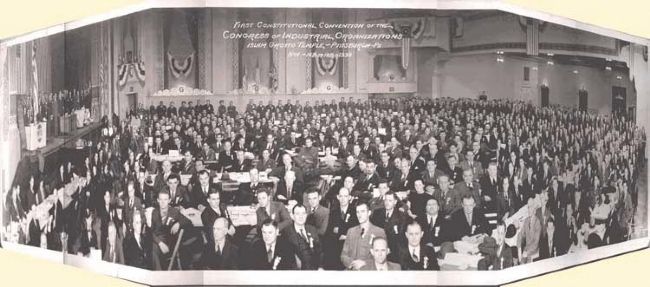 First Constitutional Convention of the Congress of Industrial Organizations image. Click for full size.