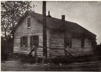 The Roeblings' original shop in Saxonburg, PA image. Click for full size.