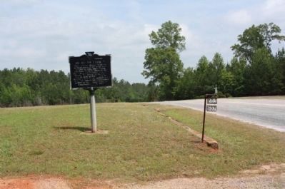 St. John's Church Marker, looking south along Hope Station Road image. Click for full size.