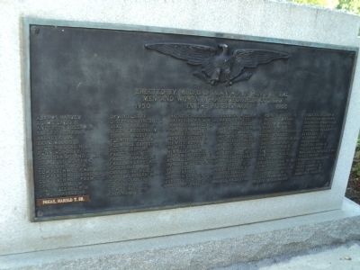 Medford Korean War Memorial Marker image. Click for full size.