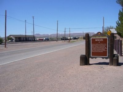 Rincón Marker and train station image. Click for full size.
