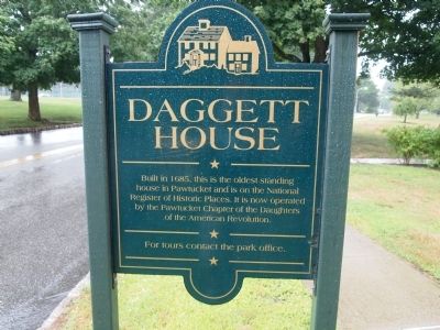 Daggett House Marker. Click for full size. Daggett House Marker image. Click for full size.