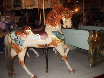 Looff Carousel Marker. Click for full size. Looff Carousel Marker image. Click for full size.