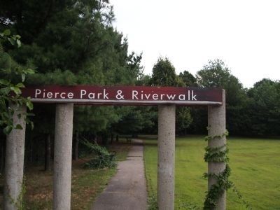 Pierce Park and Riverwalk Marker image. Click for full size.