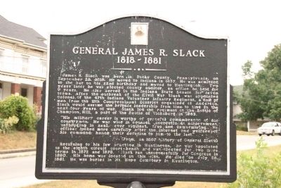 General James R. Slack Marker image. Click for full size.