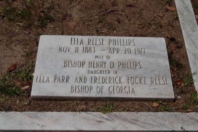 Ella Reese Phillips Tombstone image. Click for full size.