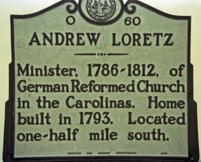 Andrew Loretz Marker. Click for full size. Andrew Loretz Marker image. Click for full size.
