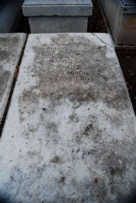 Wade Hampton II Tombstone image. Click for full size.